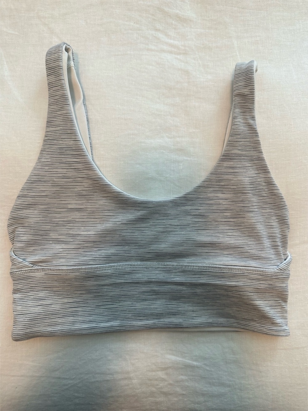 lululemon Reversible White & Gray sports bra